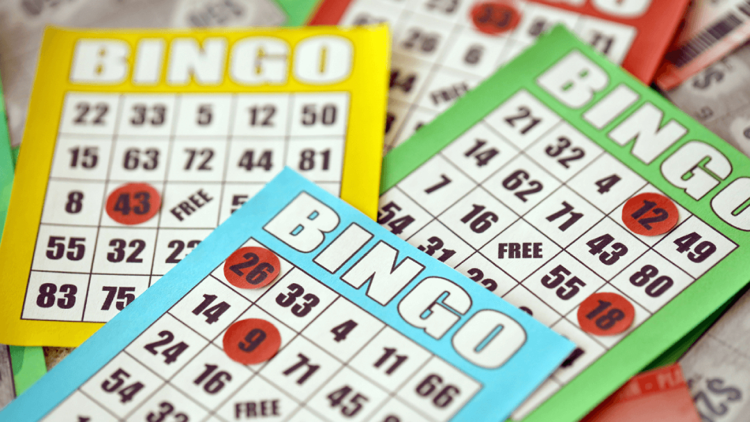 A close-up of someone playing the Career Card Game, also known as Career Bingo